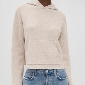 La Ligne Beige Hooded Sweatshirt
